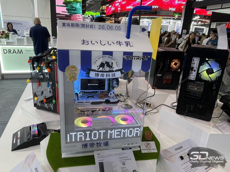 Репортаж со стенда Patriot на Computex 2026: память DDR5-9600, быстрые SSD и решения для эпохи ИИ