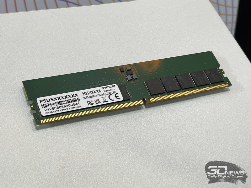 Репортаж со стенда Patriot на Computex 2026: память DDR5-9600, быстрые SSD и решения для эпохи ИИ