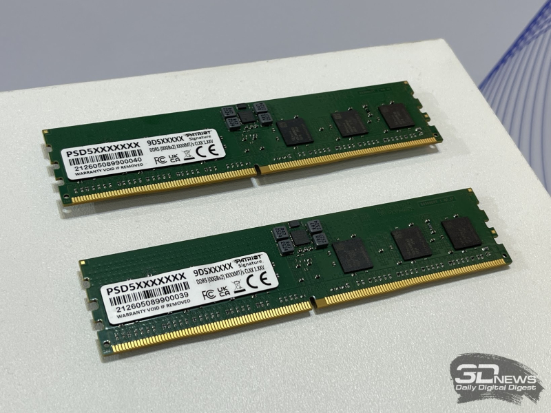 Репортаж со стенда Patriot на Computex 2026: память DDR5-9600, быстрые SSD и решения для эпохи ИИ