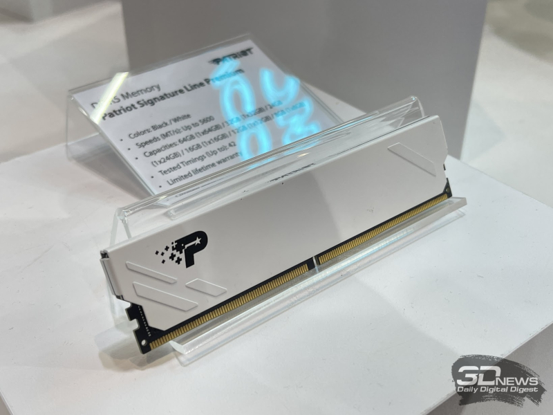 Репортаж со стенда Patriot на Computex 2026: память DDR5-9600, быстрые SSD и решения для эпохи ИИ