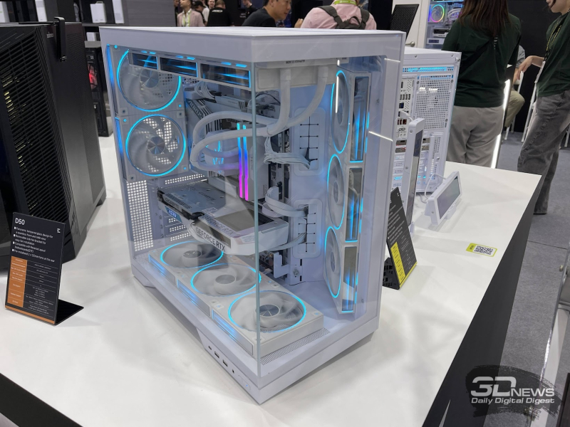 Репортаж со стенда Zalman на Computex 2026: «гоночные» кулеры, корпуса с экранами и блок питания на 3000 Вт