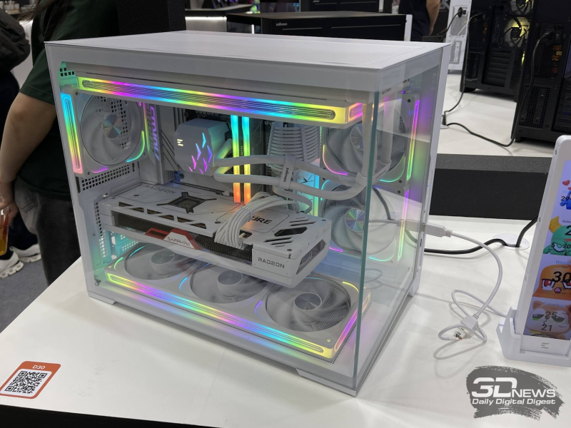 Репортаж со стенда Zalman на Computex 2026: «гоночные» кулеры, корпуса с экранами и блок питания на 3000 Вт