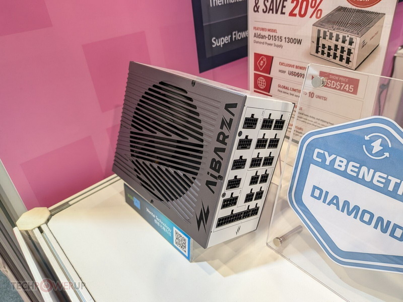 Wentai представила первый в мире блок питания с сертификатом Cybenetics Diamond — AiBARZA Aldan-D1515 на 1300 Вт